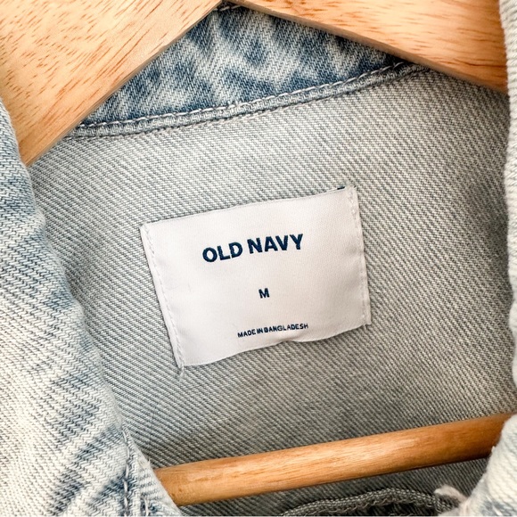 Old Navy light wash denim jacket Sz. M - Picture 2 of 11